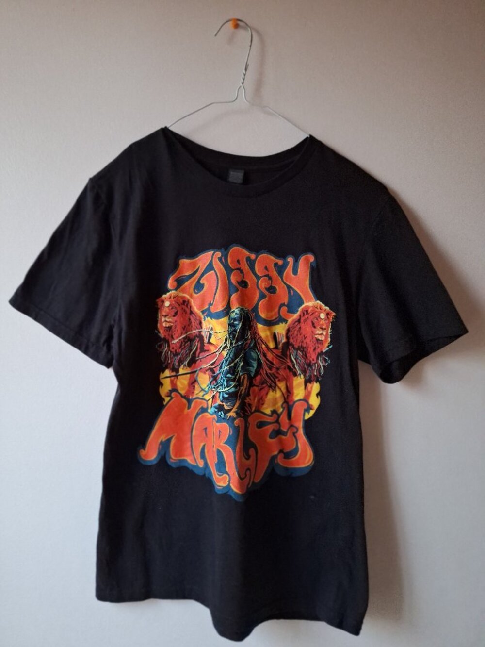 Ziggy  Marley Black Softstyle Gildan Size Small Youth T-shirt
